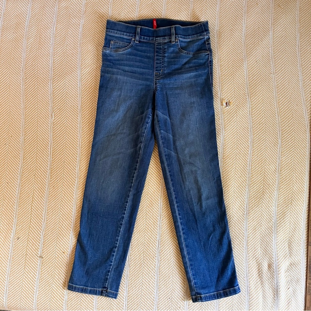 SPANX Women's Straight Leg Stretch Waist Jeans large/29